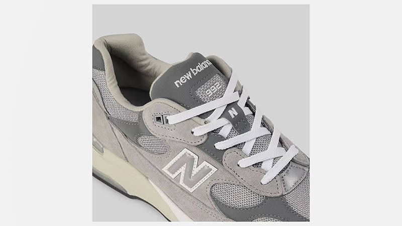New Balance 992 Core Grey Silver | U992GY | The Sole Supplier
