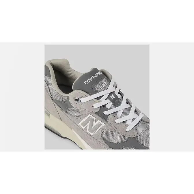 New Balance 992 Core Grey Silver | U992GY | The Sole Supplier