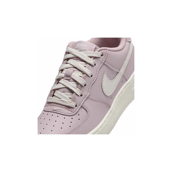 Nike Air Force 1 GS Particle Rose Sail FV5948-601 tongue