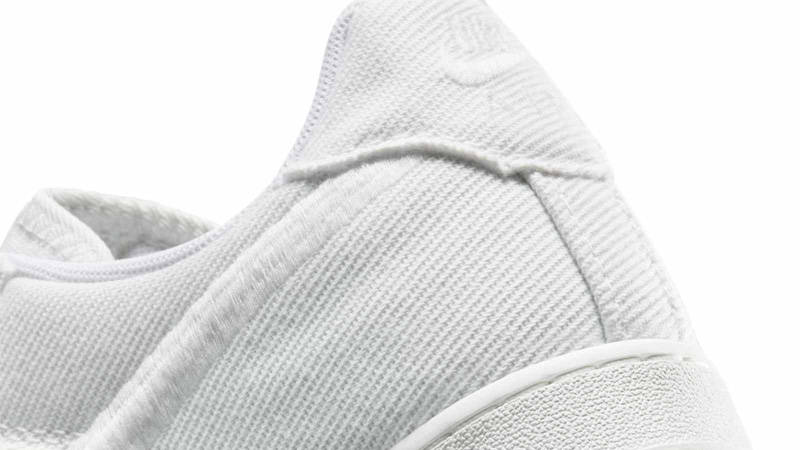 Nike Air Force 1 Low Canvas Triple White Closeup