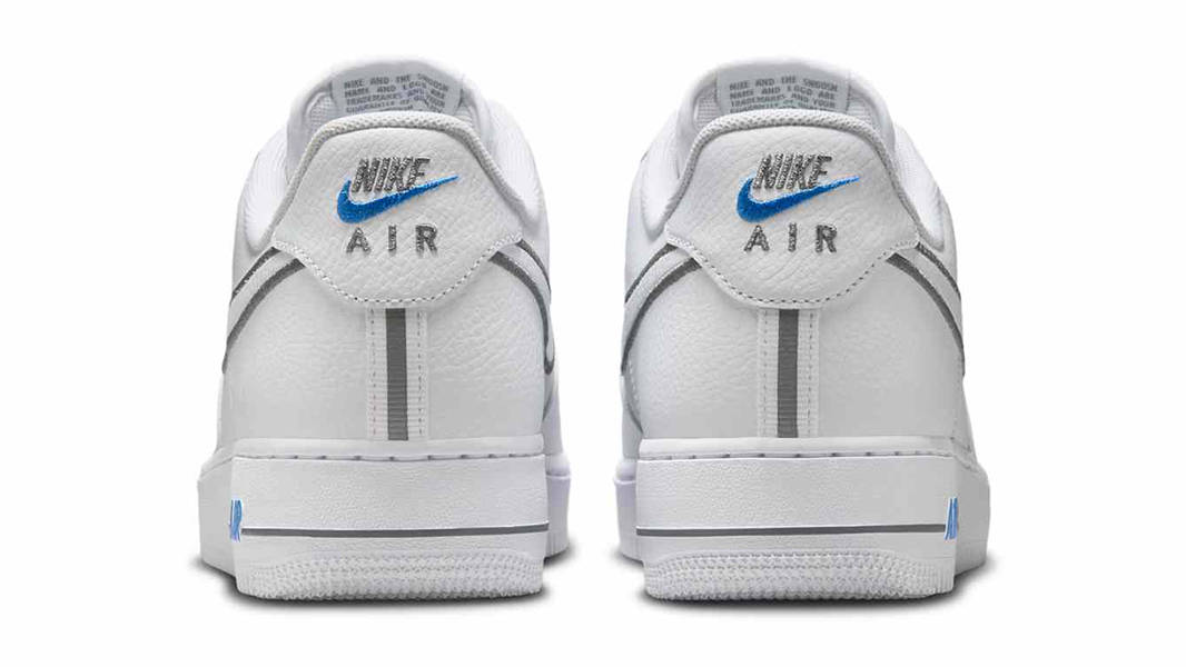 Nike Air Force 1 Low Cool Grey Photo Blue IB7677-100 Back