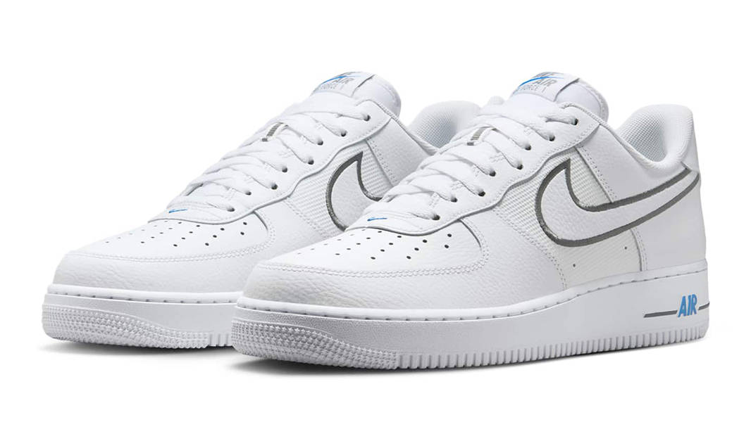 Nike Air Force 1 Low Cool Grey Photo Blue IB7677-100 Side