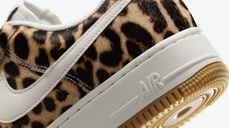 Nike Air Force 1 Low Leopard Print Closeup