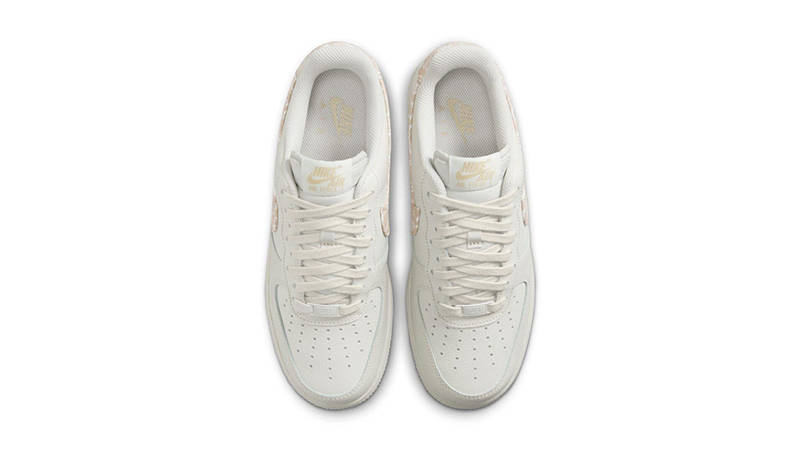 Nike Air Force 1 Low Light Bone Paisley Swoosh IH2051-072 middle
