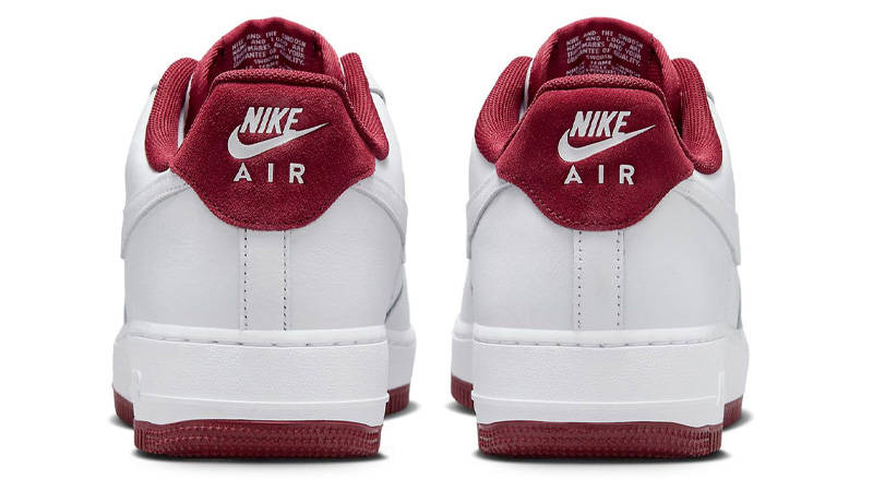 Nike Air Force 1 Low Mini Swoosh White Team Red Back