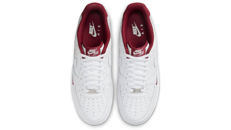 Nike Air Force 1 Low Mini Swoosh White Team Red Middle