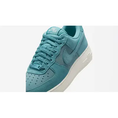 Nike Air Force 1 Low Suede Club Teal Blue HJ5336-400 tongue