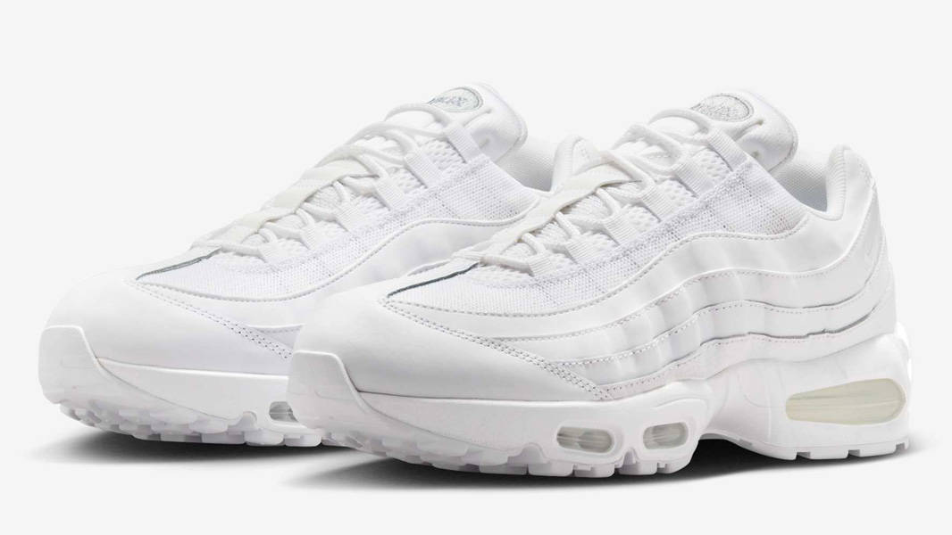 Nike Air Max 95 Big Bubble Triple White Front