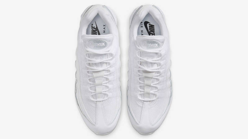 Nike Air Max 95 Big Bubble Triple White Middle
