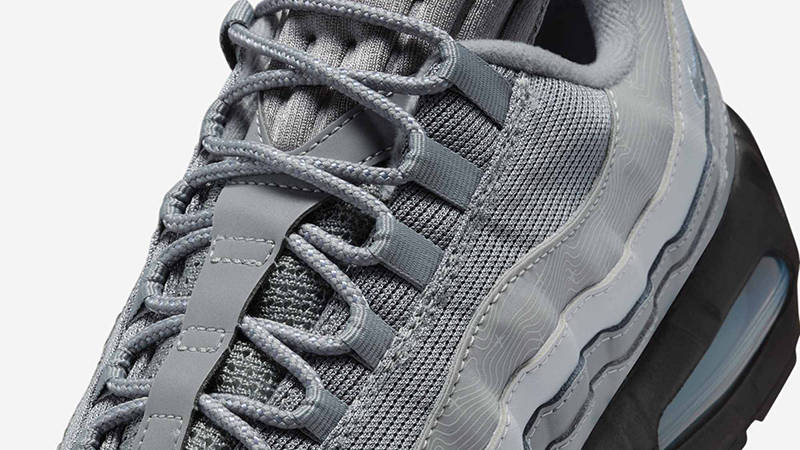 Nike Air Max 95 Cool Grey Psychic Blue IB7682-001 Detail
