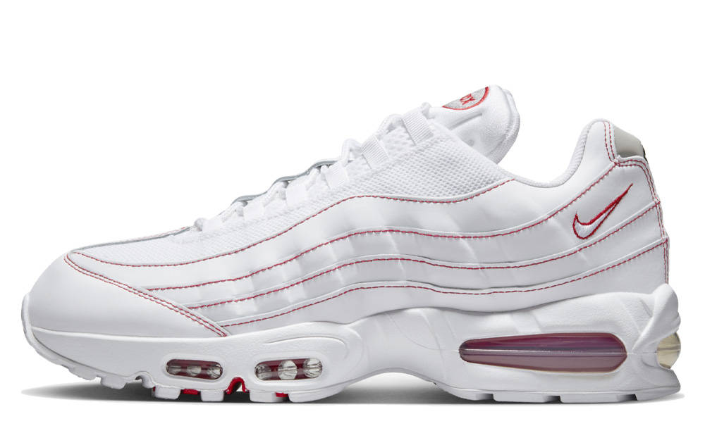 Nike Air Max 95 OG Big Bubble White University Red