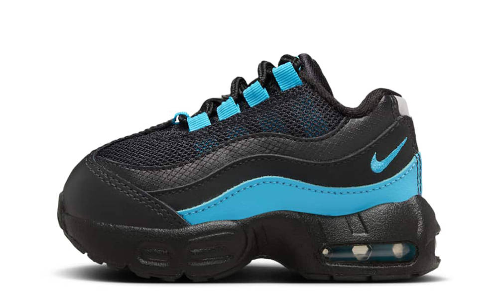 Nike Air Max 95 Recraft Toddler Black Baltic Blue HQ6365-010