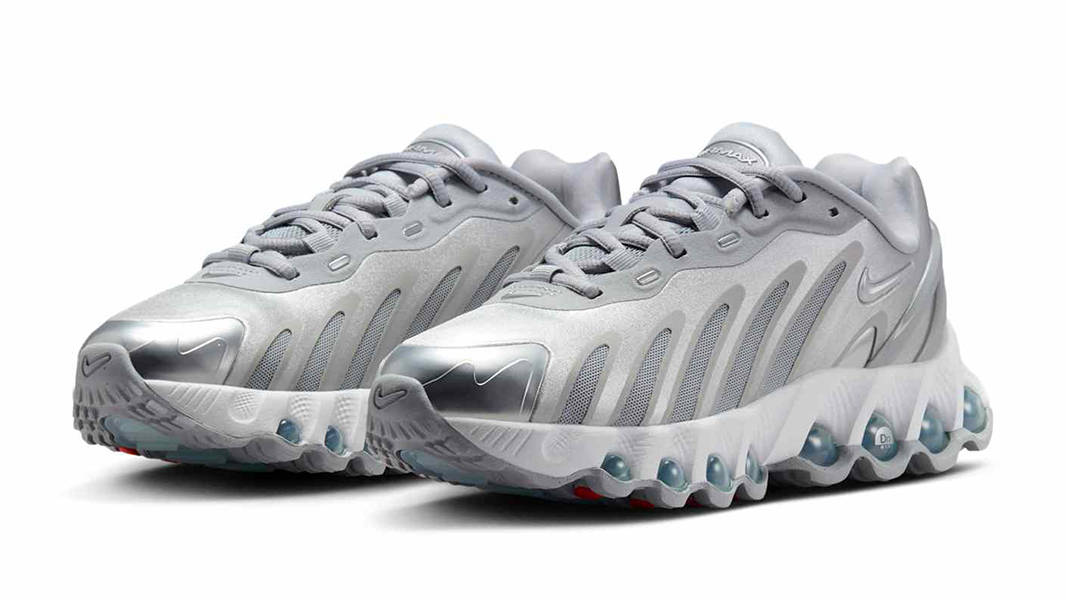 Nike Air Max Dn8 GS Wolf Grey Metallic Silver HF7310-001 Side