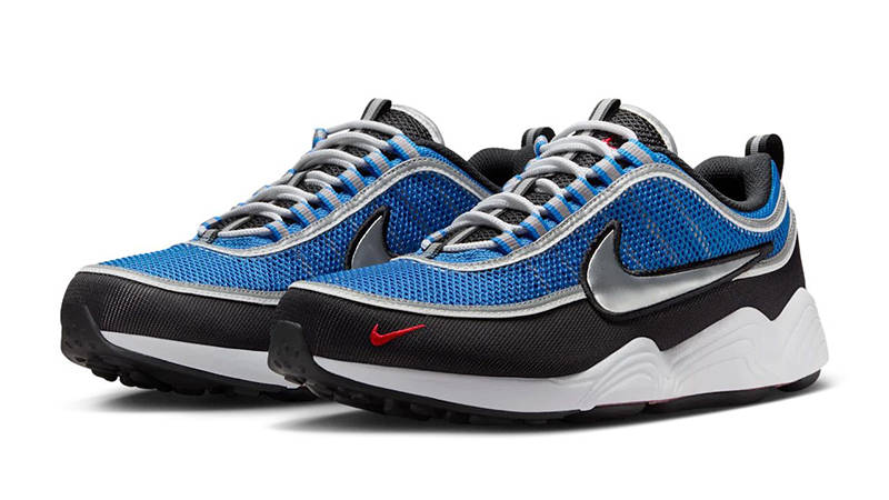 Nike Air Zoom Spiridon Black Signal Blue HF9117-400 front
