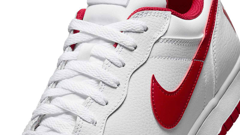 Nike Big Low White Gym Red 355152-150 Detail