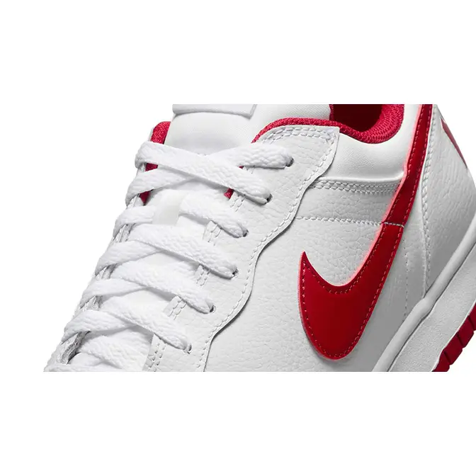 Nike Big Low White Gym Red 355152-150 Detail