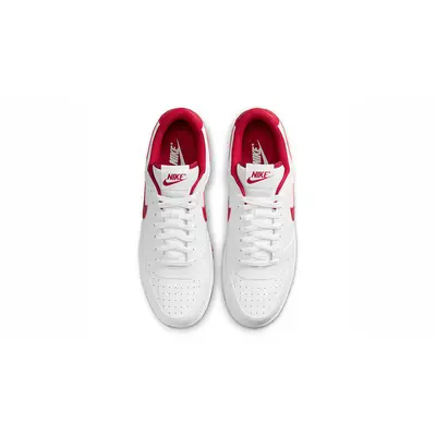 Nike Big Low White Gym Red 355152-150 Top