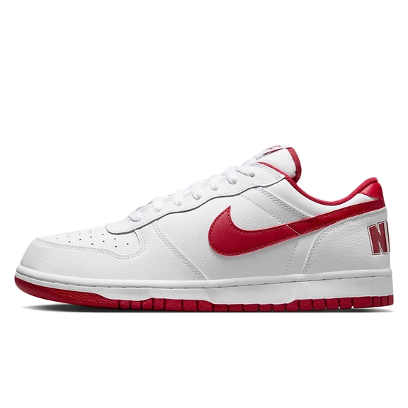 Nike Big Low White Gym Red 355152-150