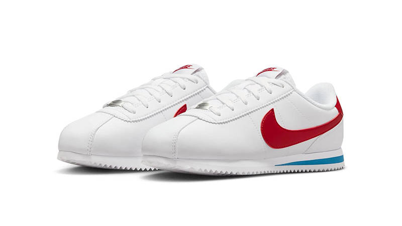 Nike Cortez GS White Varsity Blue Varsity Red DM0950-115 front
