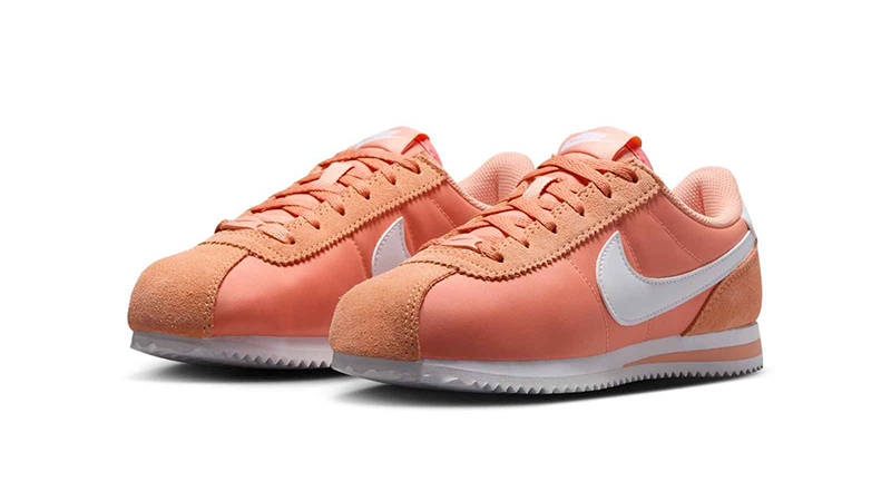 nike cortez rose gold womens