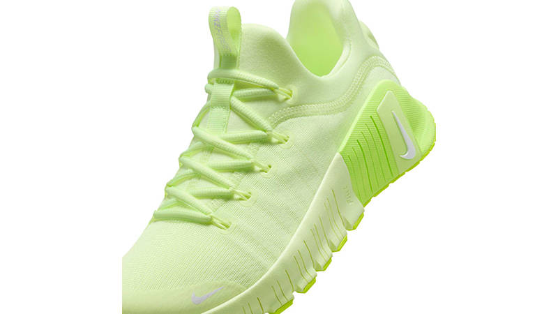 Nike Free Metcon 6 Workout Barely Volt FJ7126-702 heel