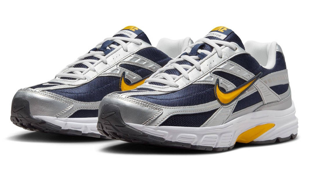 Nike Initiator Obsidian Silver Gold Front