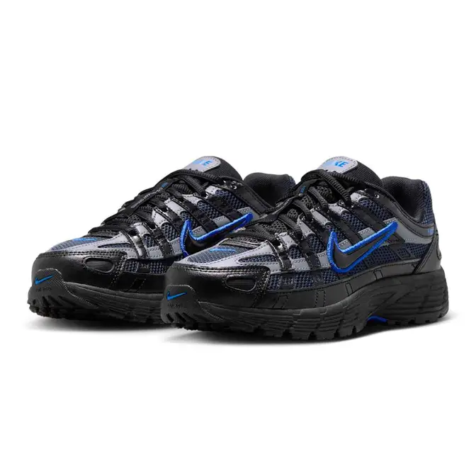 Nike P-6000 GS Black Game Royal Front