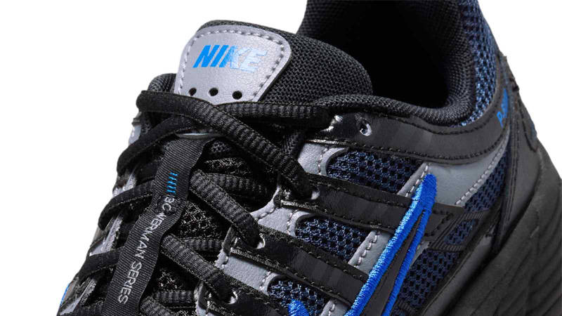 Nike P-6000 GS Black Game Royal Side
