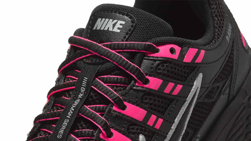 Nike P-6000 GS Pink Blast Metallic Silver Side