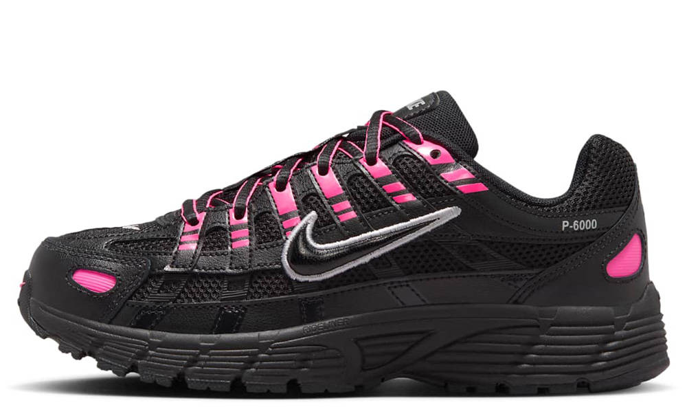 Nike P-6000 GS Pink Blast Metallic Silver