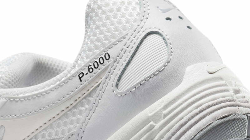 Nike P-6000 SE Summit White Wolf Grey Closeup