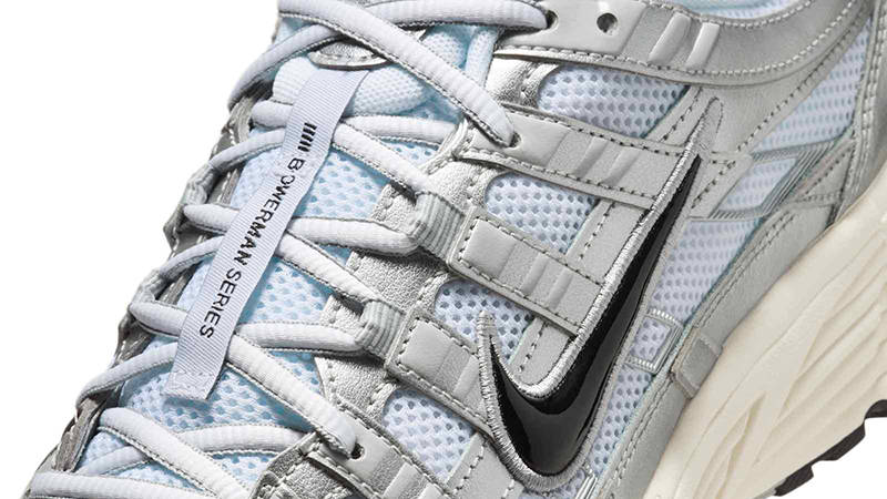 Nike P-6000 White Metallic Silver CD6404-105 Detail