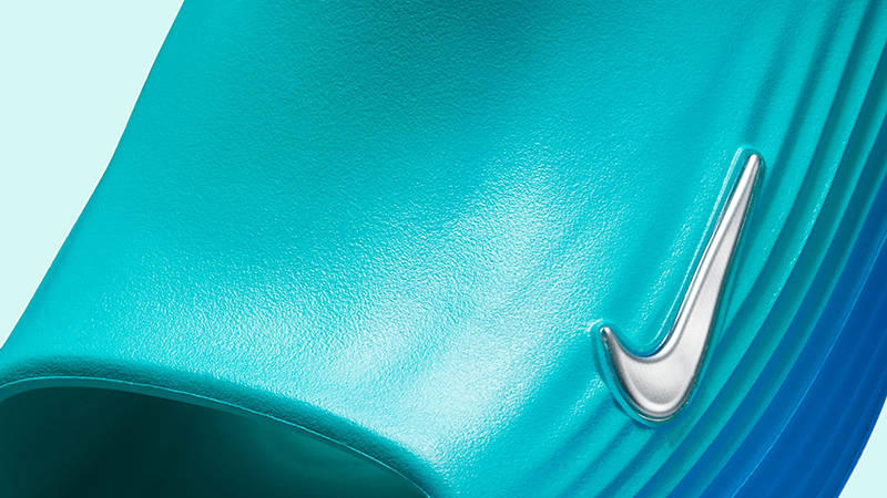 Nike ReactX Rejuven8 Slide Blue HV4479-300 Detail