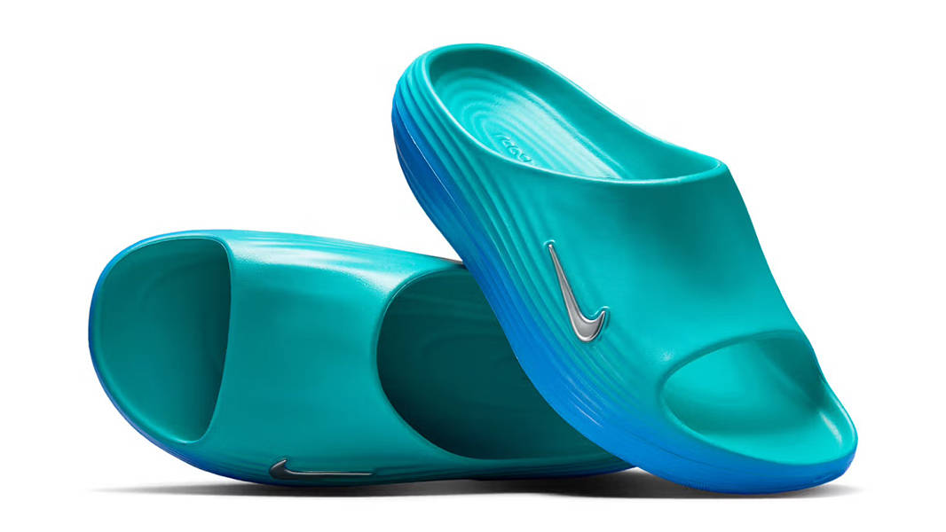 Nike ReactX Rejuven8 Slide Blue HV4479-300 Side