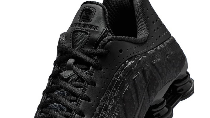 Nike Shox R4 Black Floral HV1992-600 tongue