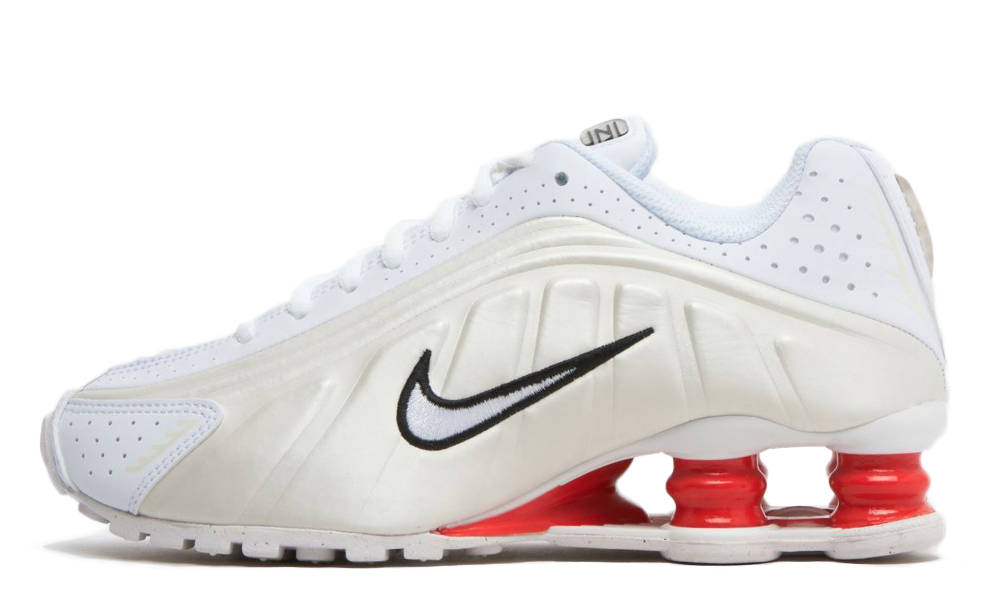Nike Shox R4 GS Sail Crimson