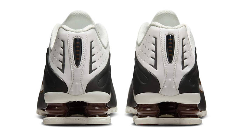 Nike Shox R4 Sail Black Fauna Brown AR3565-104 Back