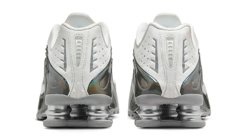 Nike Shox R4 White Iridescent IB7703-100 Back