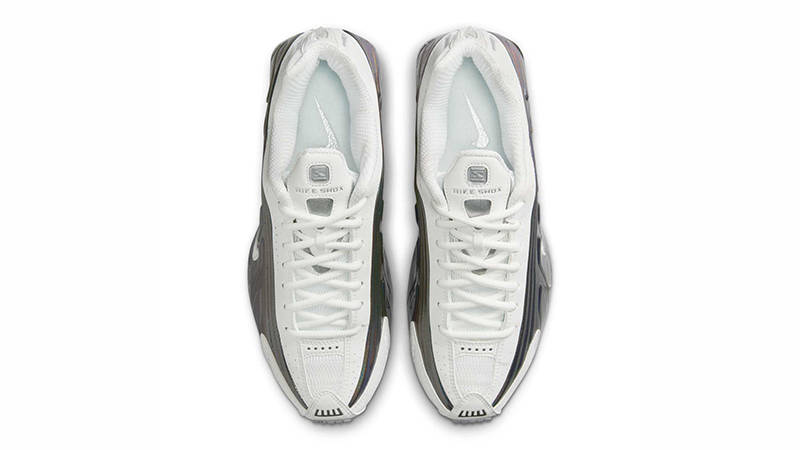 Nike Shox R4 White Iridescent IB7703-100 Top