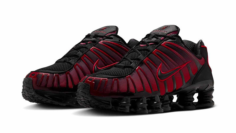 Nike Shox TL Black University Red IF6202-001 front