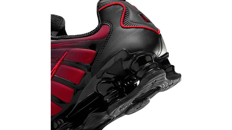Nike Shox TL Black University Red IF6202-001 heel