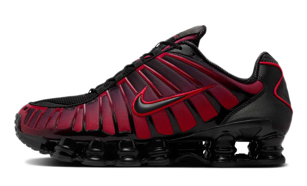靴 Nike Shox R4 \"Black/Bright Crimson\" Nike Shox R4 Black Bright Crimson (GS) - CW2626-003 - US