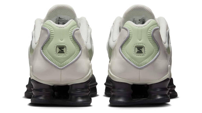 Nike Shox TL Light Bone Olive Aura Back