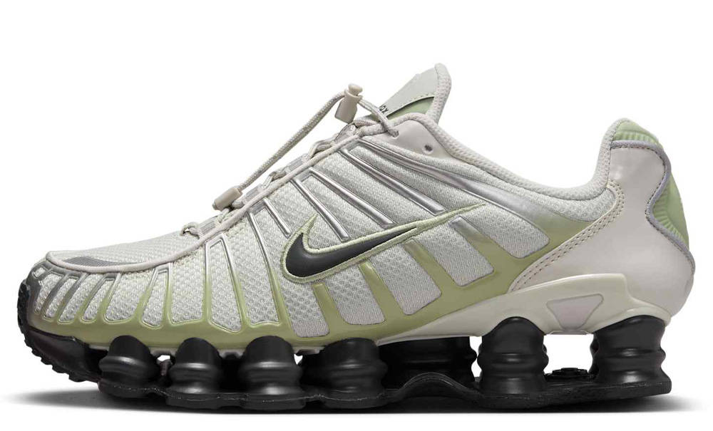 Nike Shox TL Light Bone Olive Aura