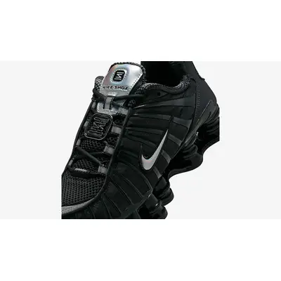Nike Shox TL Off Noir Metallic Silver IB7704-001 tongue