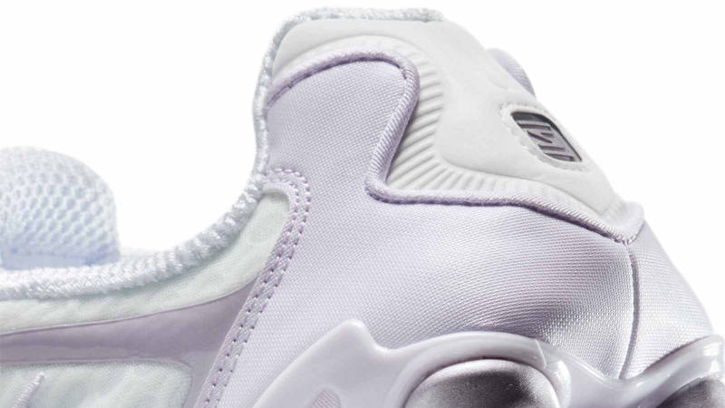Nike Shox TL Summit White Barely Grape Closeup