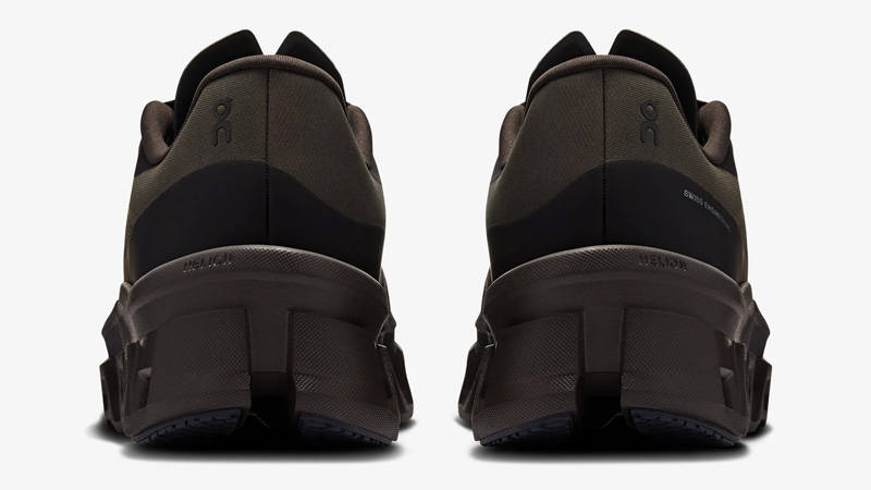 PAF x On Running Cloudmonster 2 Thorn Brown Back
