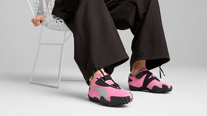 PUMA Mostro OG Posie Pink Black 397330-15 on foot