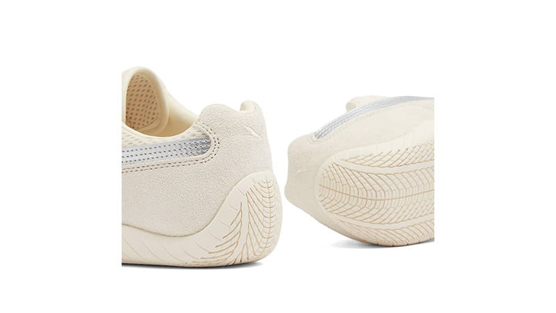 PUMA Speedcat Premium Frosted Ivory Silver 403902-01 heel
