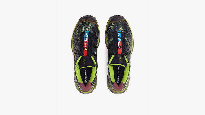 Salomon XT-4 OG Black Dark Citron L47747300 middle